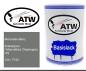 Preview: Mercedes-Benz, Arabergrau / Manufaktur Classicgrau Uni, 124 / 7124: 500ml Lackdose, von ATW Autoteile West.